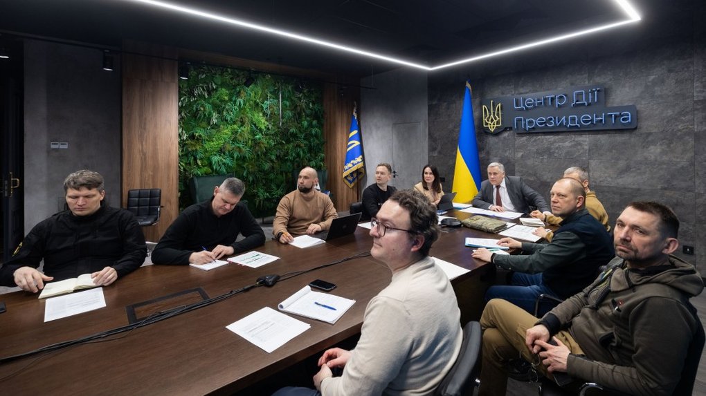 Українська делегація під час переговорів з Естонією щодо укладання двостороньої безпекової угоди, 19 березня 2024 року